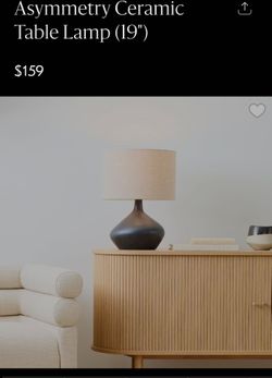 New im hox westeln table lamps.  Set of 2 Black