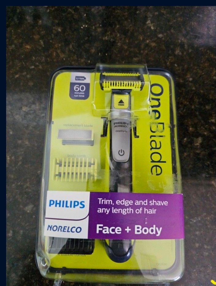 Oneblade Trimmer Philips New Shaving Clippers 2 Blades