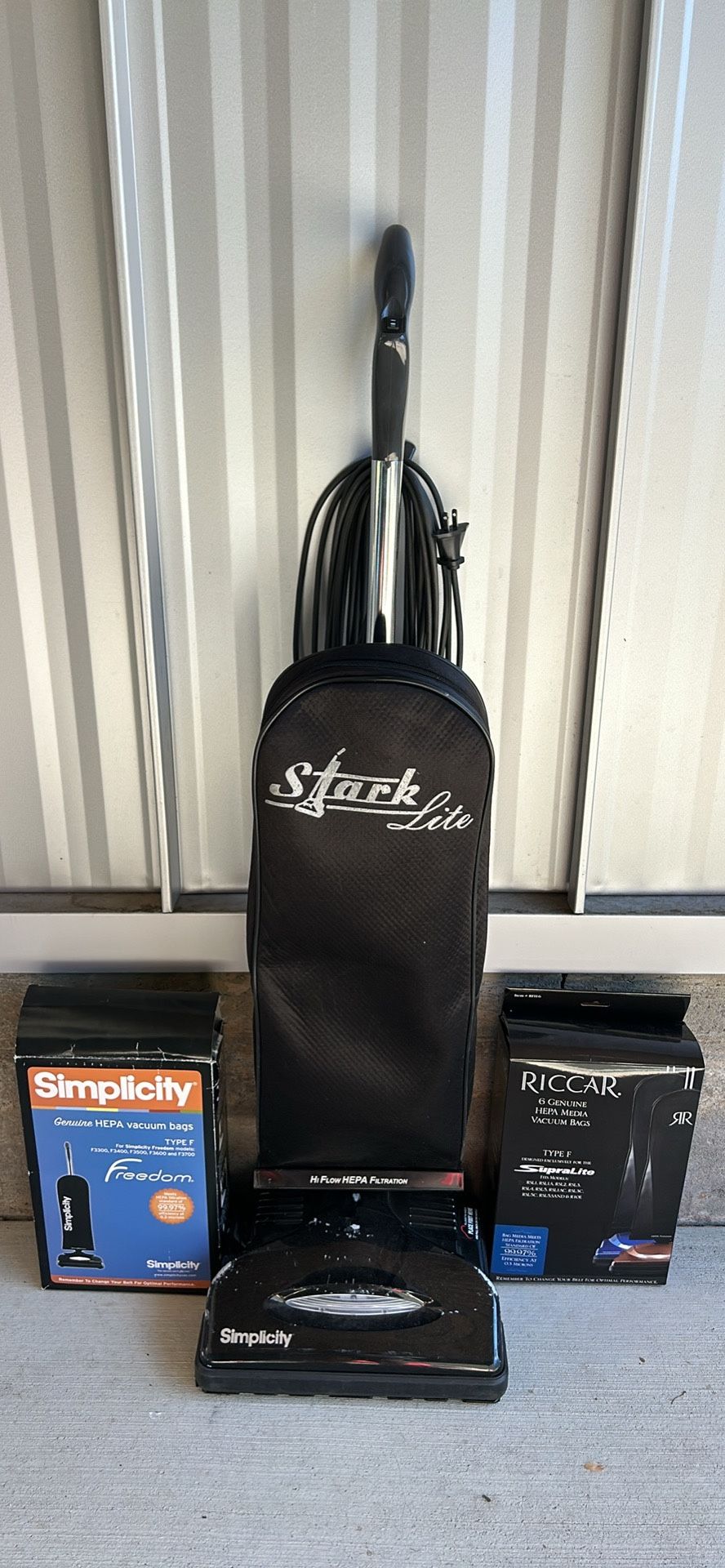 Simplicity Stark Lite f3600.SASV vacuum