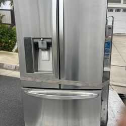 LG refrigerator French Door Stainless Steel 36 Inch Wide 