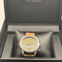 Alpina Startimer Pilot AL-372GR4S26 Chronograph Big Date Green Dial Men’s Watch