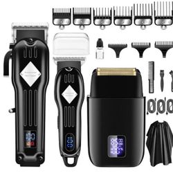 Professional 3 in 1 Hair and Beard Trimmer Set.