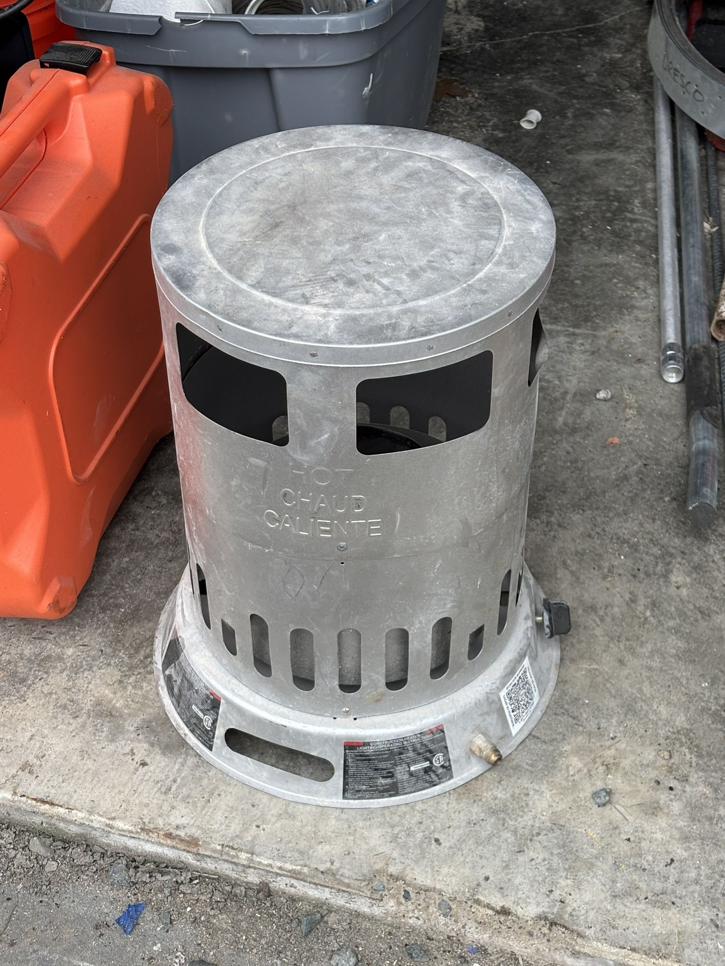 80,000 BTU heater
