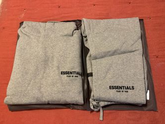 Fear of God Essentials Hoodie & Pants  (2022) Dark Oatmeal