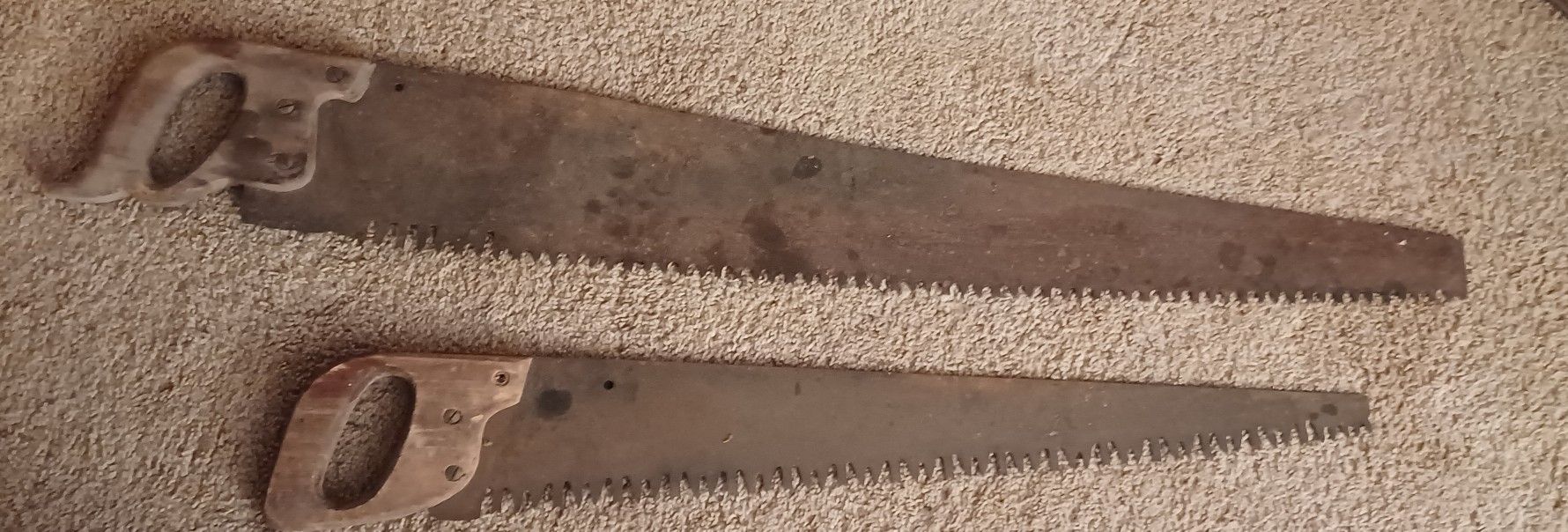 Antique Hand Saws