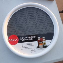 Copco 9 Inch Non-Skid Turntable Lazy Susan Organizer