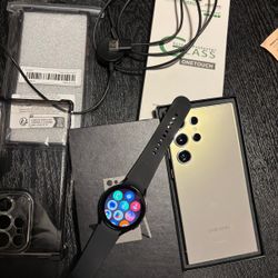 Samsung Galaxy S24 Ultra Unlocked And Watch