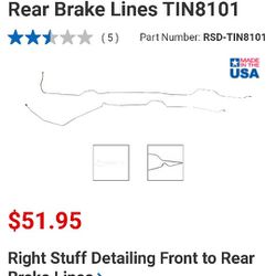 Chevy Truck Brake Lines "NEW, PRICE FIRM"