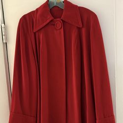 Vintage Red Swing Coat 