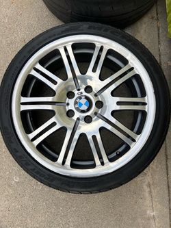 BMW Style 67 E46 M3 OEM 19 inch wheels, 19x8 +47 and 19x9.5 +27