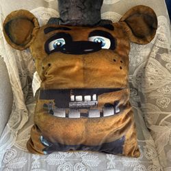 Five Nights At Freddy's FNAF Freddy Fazbear Rectangle Plush Pillow. 14inx23in