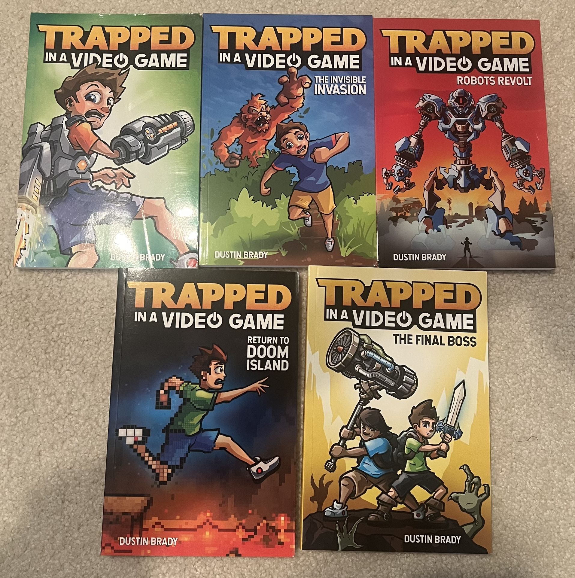 Trapped In a Video Game - Books 1-5 / Kids Books