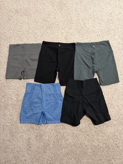 5 Pairs Bike Shorts Lot