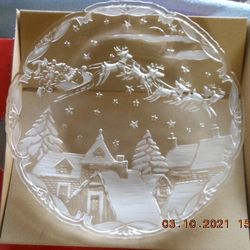 New Vintage Mikasa  15-1/2" 'Christmas Village' Hostess Platter