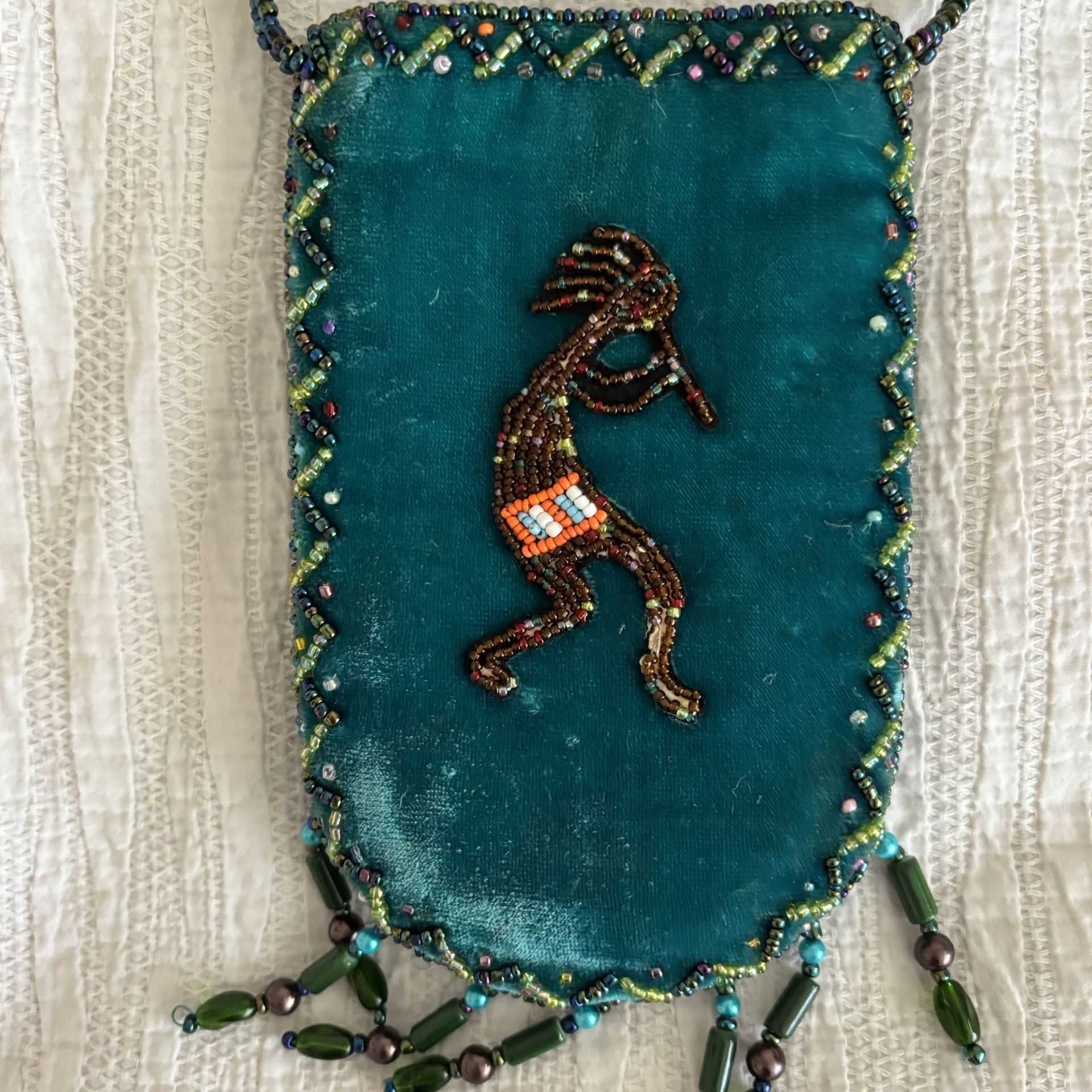 Cute Beaded Coin/phone Bag