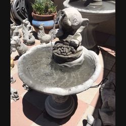 New Water Fountain Made Out Of Cement Perfect Gift 💝 