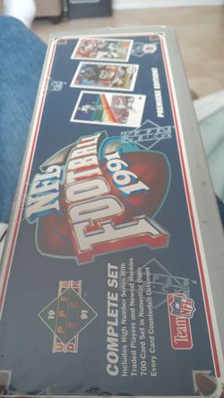1991 upperdeck football FACTORY set