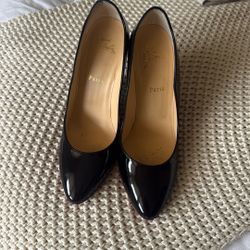 Barely Worn Louboutin Wedge Heels
