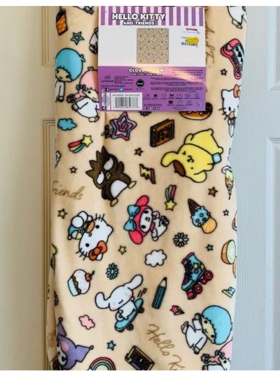 Hello Kitty And Friend Blanket 