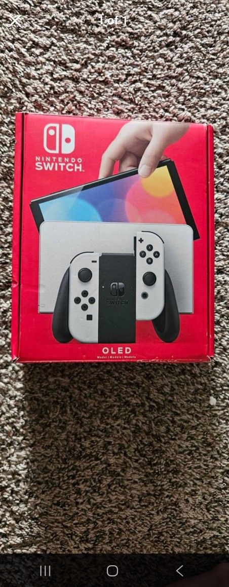 Nintendo switch 7 inch OLED white