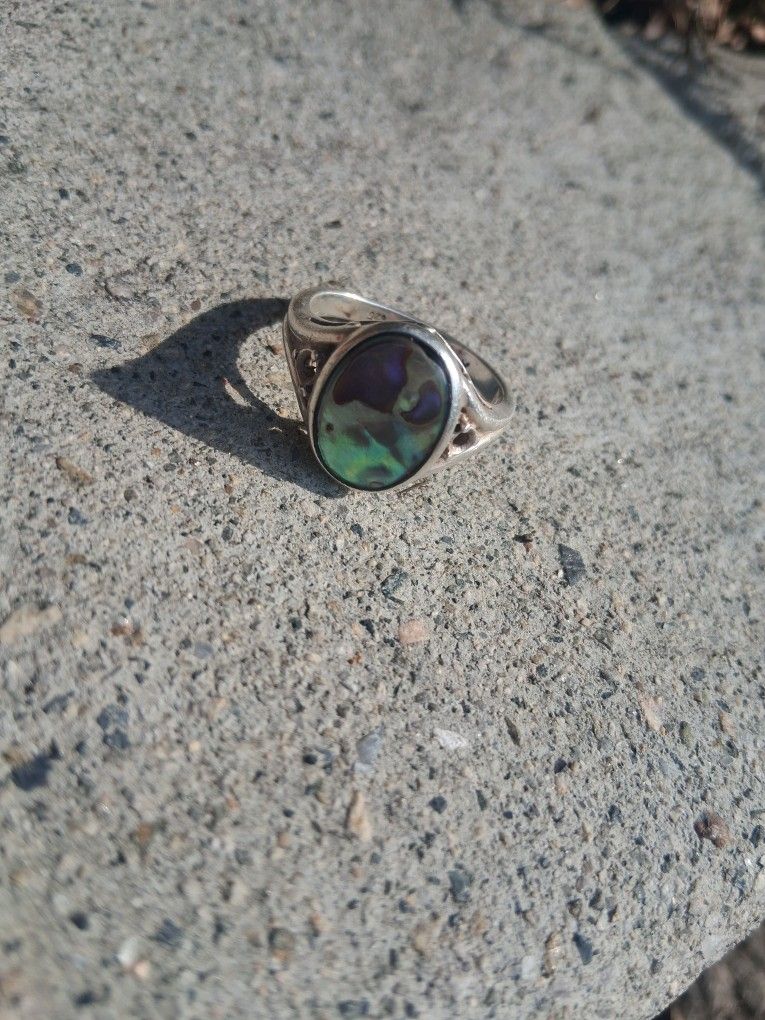 925 Mother Of Prarl Ring