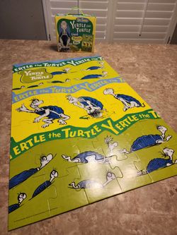 Dr. Seuss: Yertle The Turtle • Huge 48pc Floor Puzzle • Complete • Mint Cond.