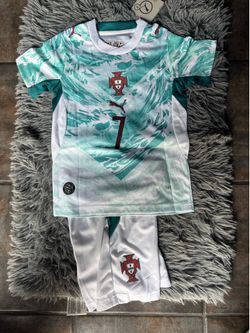 Portugal Ronaldo kids soccer Jersey