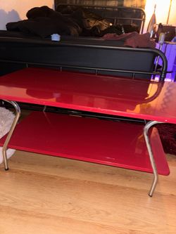 Vintage acrylic coffee table