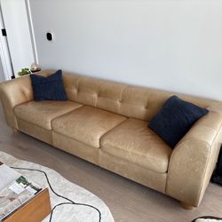 Leather CB2 Couch