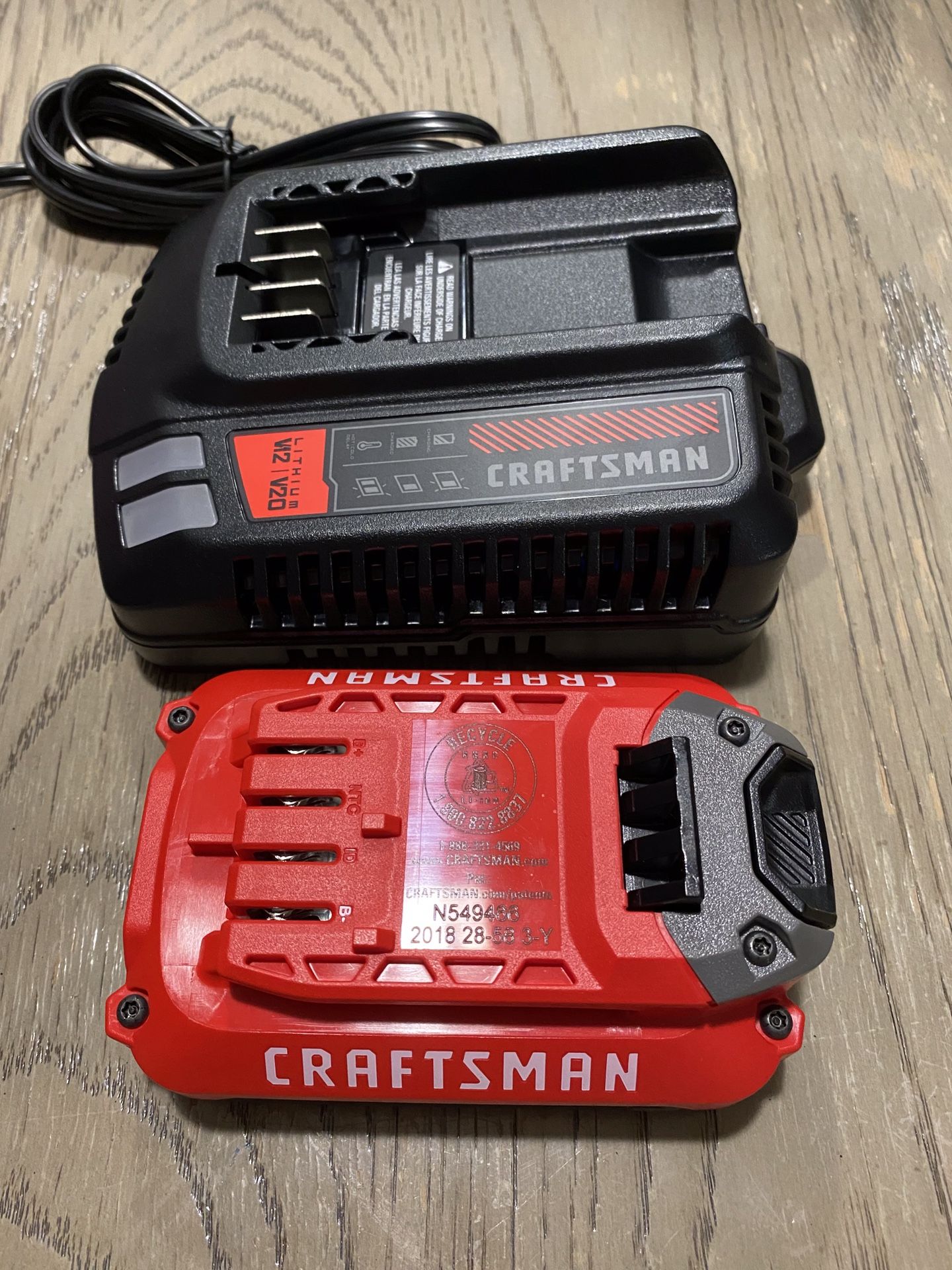Craftsman 20v charger and battery (NEW) for Sale in Alhambra, CA OfferUp