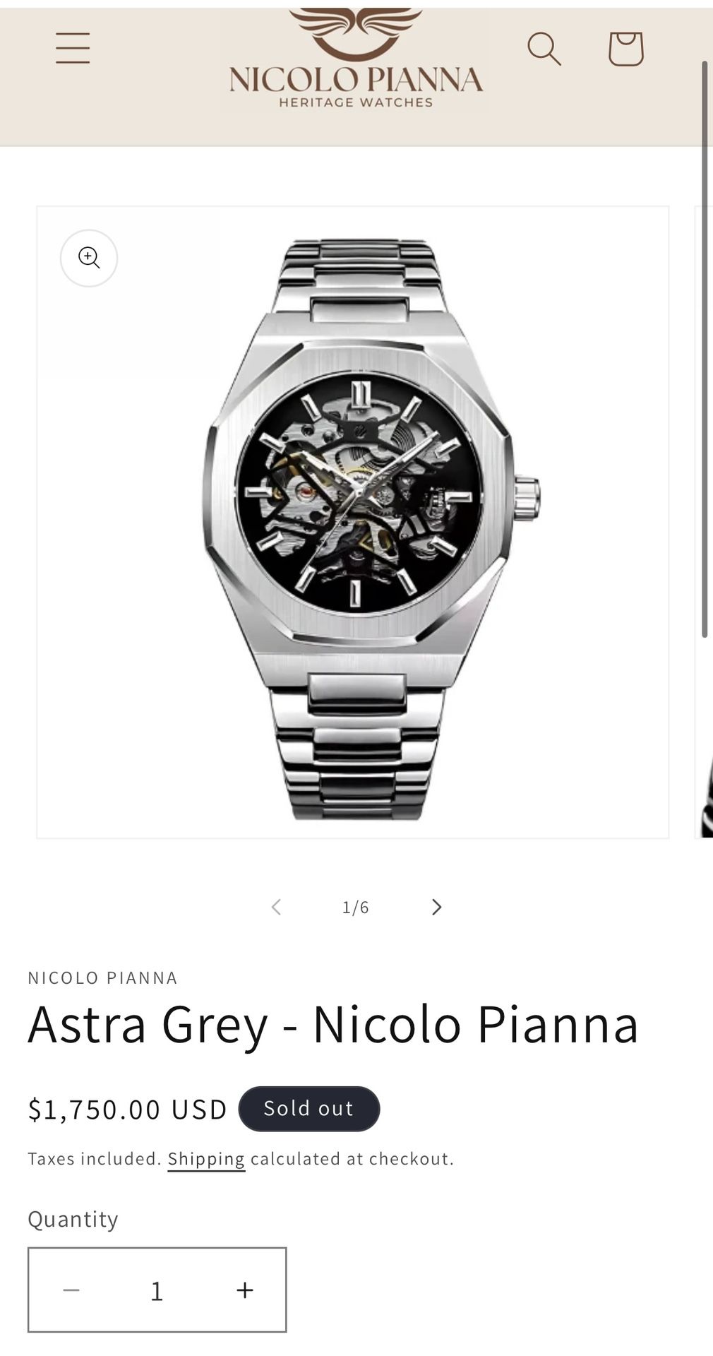 Astra Grey - Nicolo Pianna