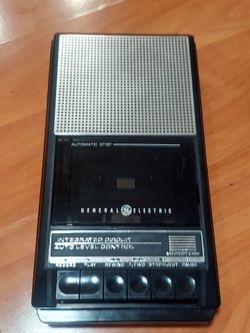 GE Cassette tape recorder