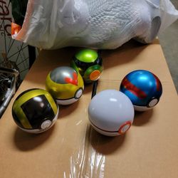Pokeballs Empty Lot (coins Included) 