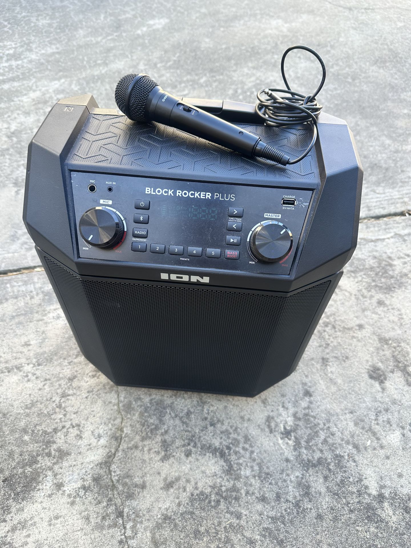 ION Block Rocker Plus - Bluetooth Outdoor Party Speaker, 220W, with ...