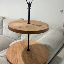 Wood tier tray $20 OBO