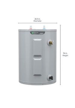 A.O. Smith Signature 100 48-Gallons Lowboy 6-year Warranty 4500-Watt Double Element Electric Water Heater...