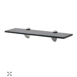 2 Brand new Glass Floating Shelves 