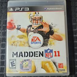 Madden NFL 11 PS3 