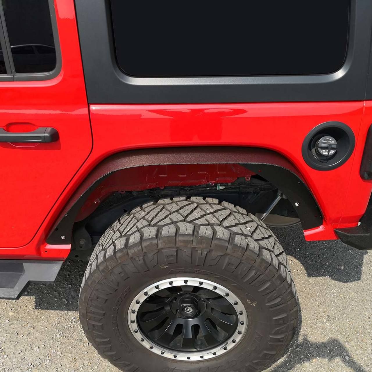 NEW Jeep Wrangler JL, JLU, Flat Top style metal fenders