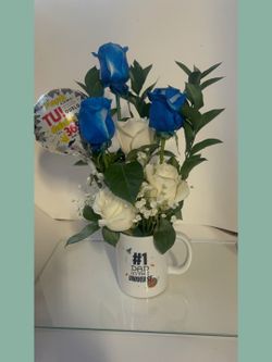 Flower Arrangement in a mug