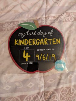 First day of school sign