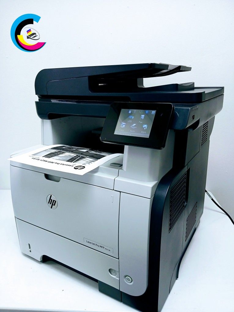 Laser Printer Hp LaserJet Pro MFP M521dn || Prints Automatically Double-Sided || Touch Screen || All-in-One || Printing Speed Up To 42ppm ||