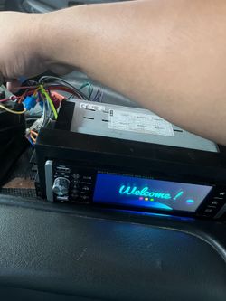 touch screen single din radio