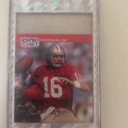 Joe Montana 1990 NFL Card  Thumbnail