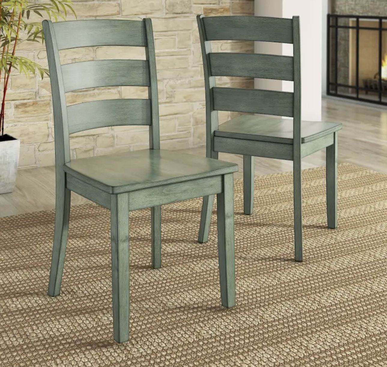 Keenan Inspire Q Dining Chairs with Ladder Backrest (2 Pack)