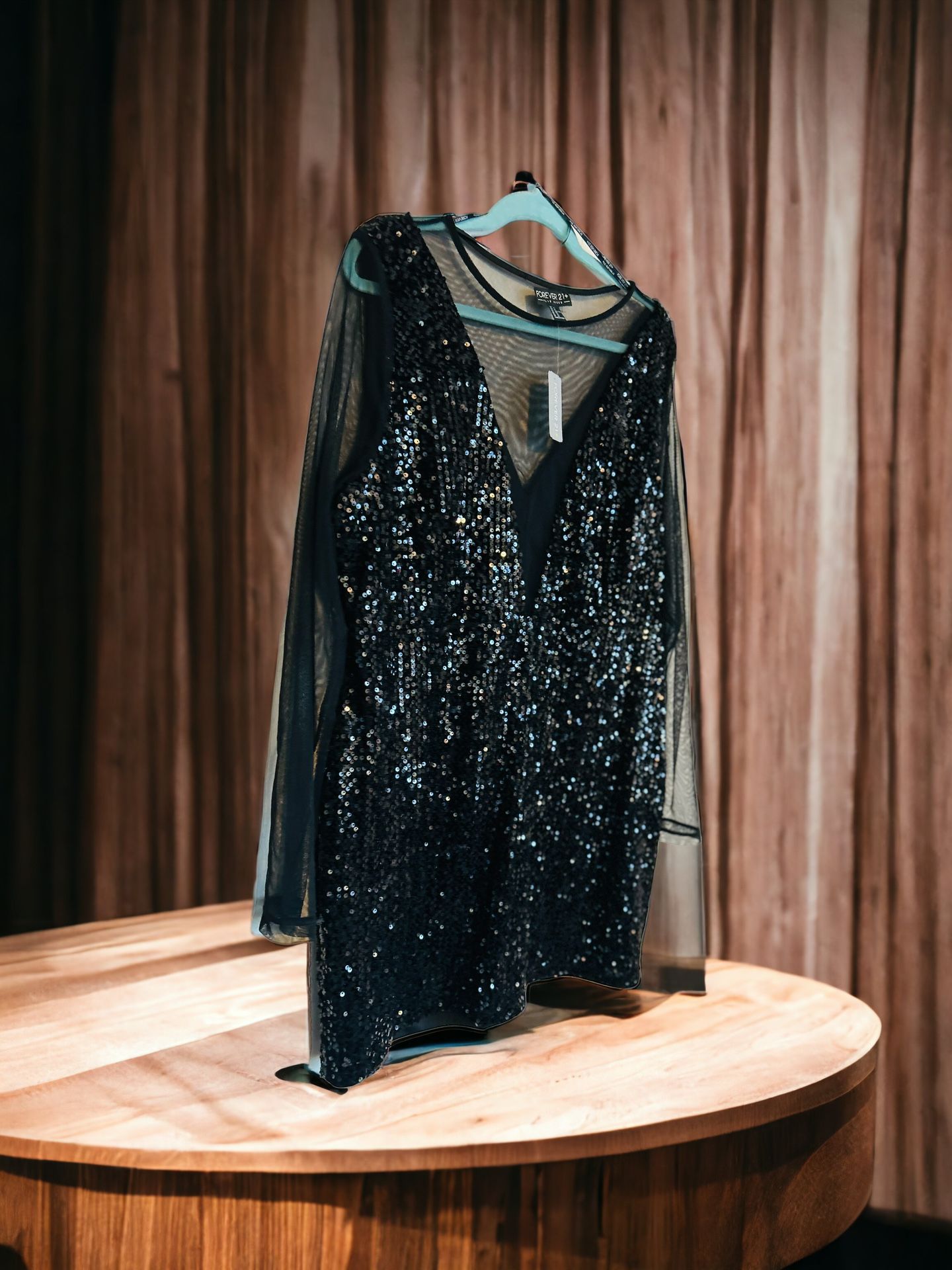 Forever 21 Black Sequin Dress