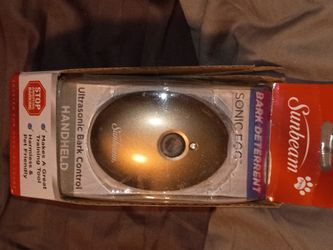 Sunbeam The Little Sonic Handheld Egg dog bark control device. 