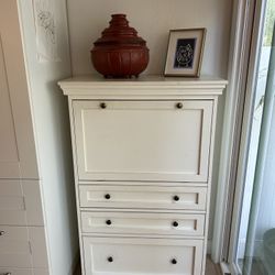 Ballard Design Eastman Secretary Desk, Bone Color