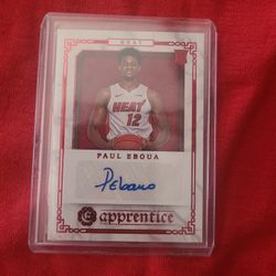 Paul Eboua Autograph Rookie Card 