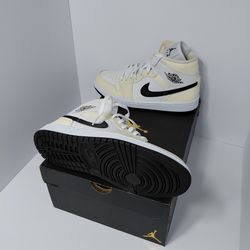 Air Jordan 1 Mid "Coconut Milk" Women's 9. Size 7.5Y. Brand New. No Box.